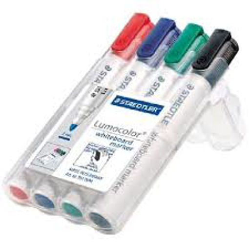 Picture of ST WHITEBOARD MARKER BULLET PACK X4